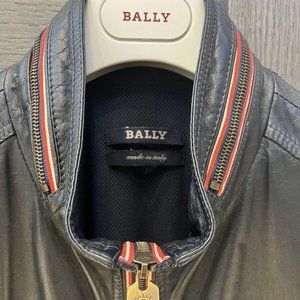 BALLY LEATHER JACKET 44L XL